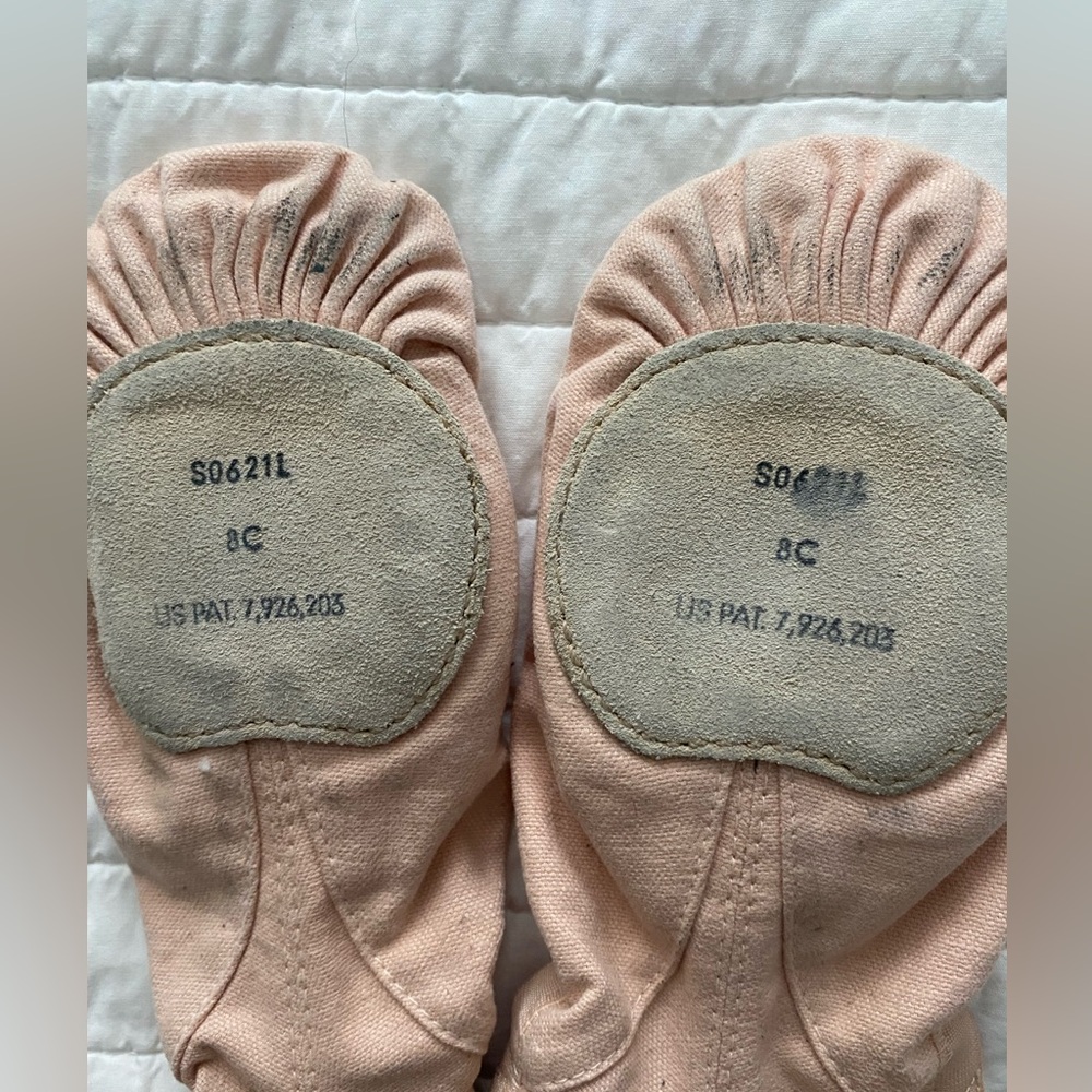Bloch Pro Elastic Canvas Pink Ballet Shoes - Picture 5 of 8